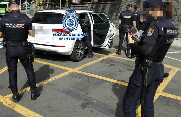 Dispositivo de control de la Policía Nacional