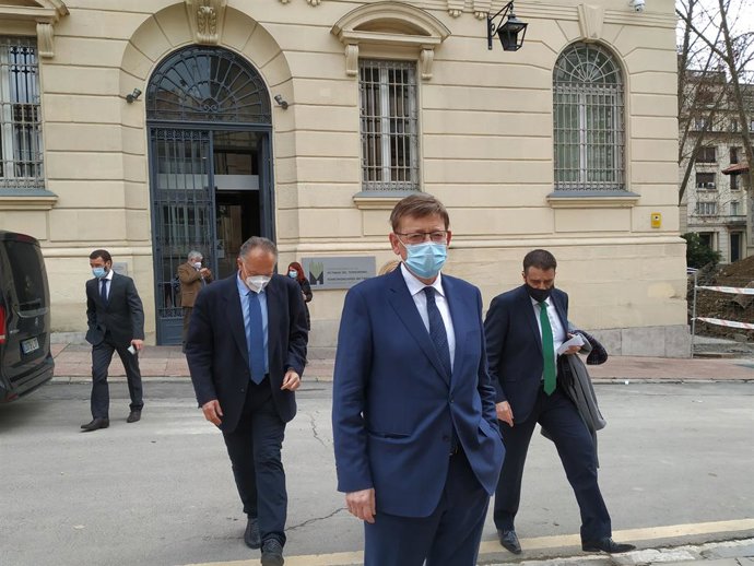 Ximo Puig tras su visita al Memorial de Víctimas