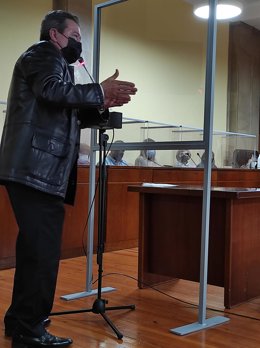 Juan Fernández durante su declaración