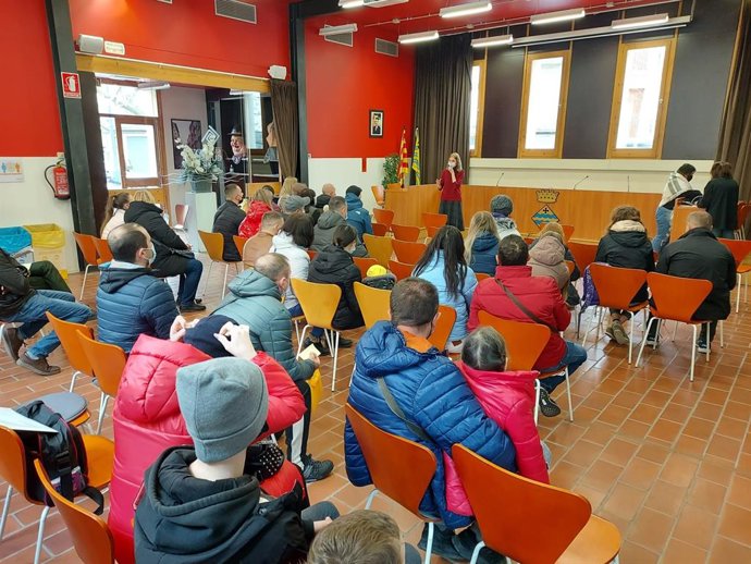 L'Ajuntament de Guissona ha ats aquest dilluns refugiats ucranesos.