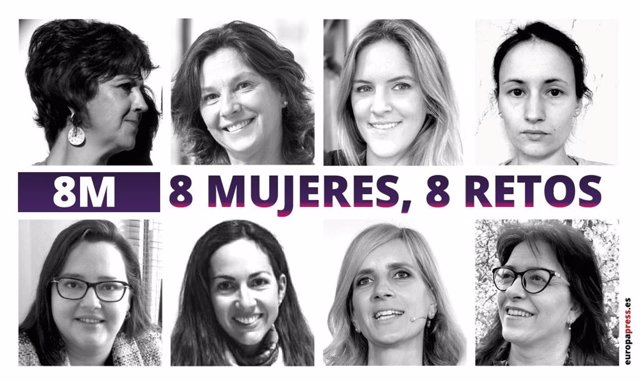 Ocho mujeres ofrecen a Europa Press su testimonio este 8 de marzo de 2022