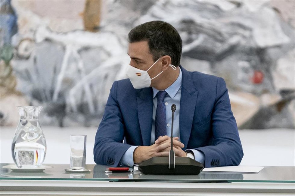 El presidente del Gobierno, Pedro Sánchez
