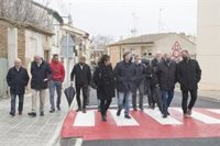 La travesía de Pomar de Cinca presenta ya una nueva imagen, más segura y con servicios totalmente renovados