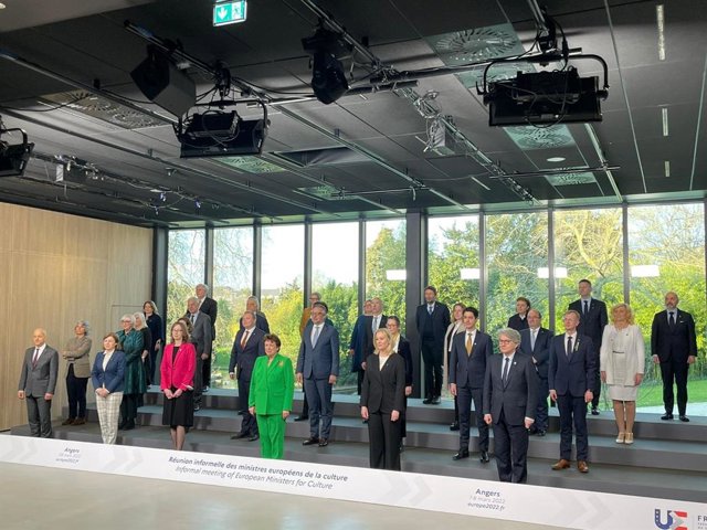 El ministro de Cultura y Deporte, Miquel Iceta, durante la Reunión Informal de Ministros de Cultura de la UE.