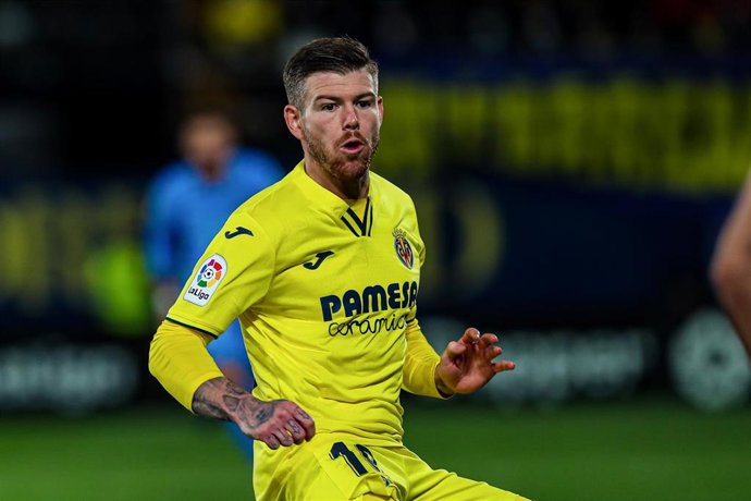 Archivo - Alberto Moreno durante un partido del Villarreal