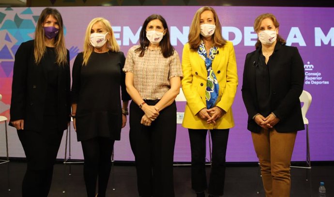Las protagonistas de la tercera mesa redonda de la Semana de la Mujer del CSD