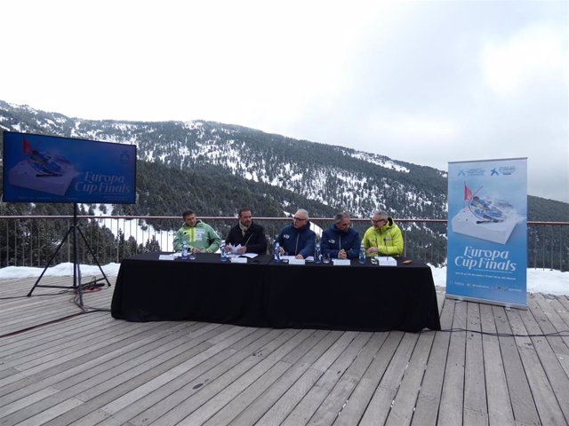 Presentación de las Finales de la Copa de Europa de Esquí Alpino 2021-2022 que acogerá Grandvalira del 14 al 20 de marzo
