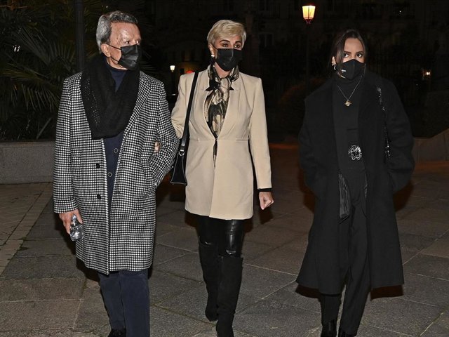 Archivo - José Ortega Cano, Ana María Aldón y Gloria Camila en una imagen reciente