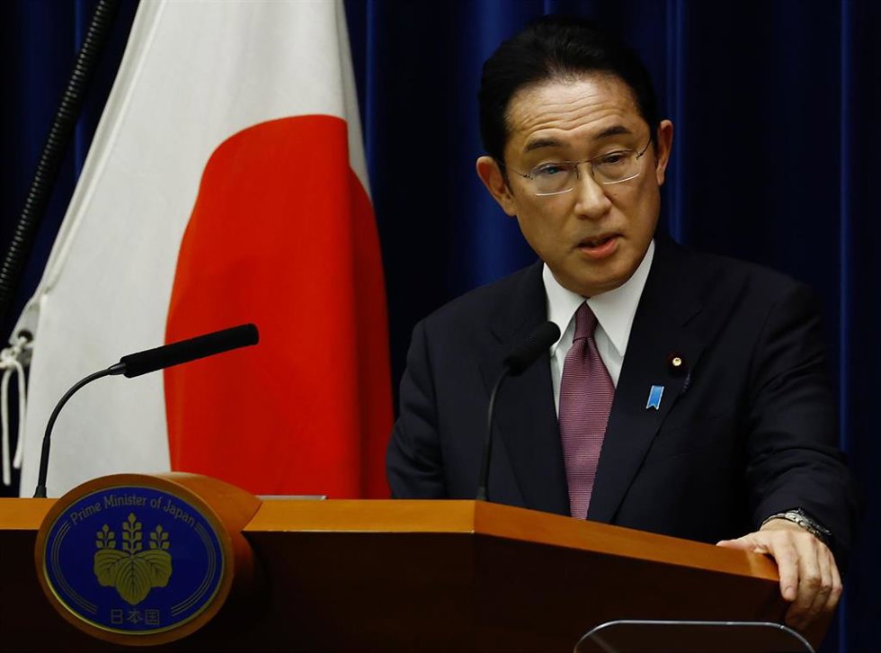 El primer ministro de Japón, Fumio Kishida