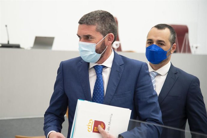 El consejero Antonio Luengo, en la Asamblea Regional de Murcia