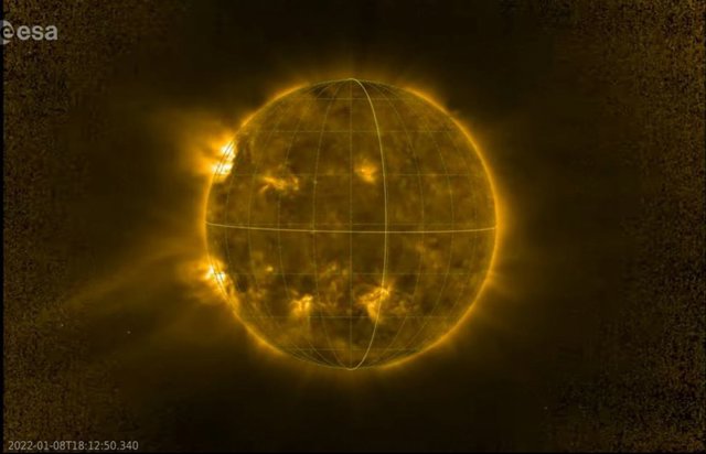 Imagen del Sol tomada por Solar Orbiter