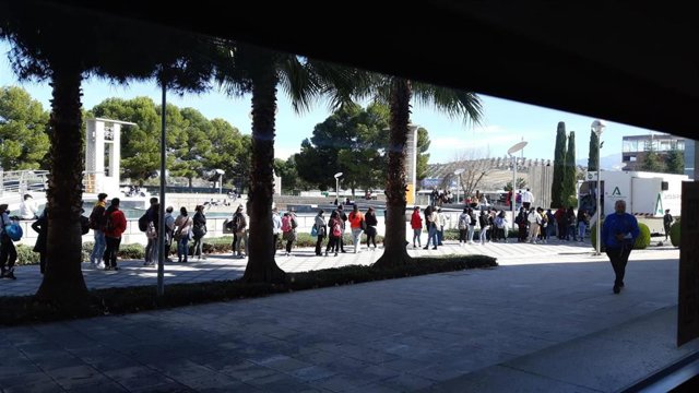 Imagen de archivo de una jornada de vacunación en la UJA