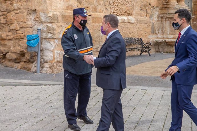 El jefe del Ejecutivo autonómico, Emiliano García-Page, ha presidido la reunión del Consejo de Gobierno itinerante que se ha celebrado en Ayuntamiento de Tarazona de la Mancha