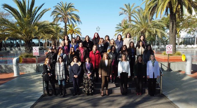 Acto por el Día Internacional de la Mujer en el Puerto de Huelva