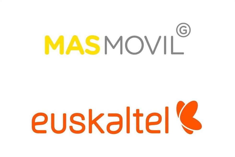 Archivo - Logo MásMóvil y Euskaltel
