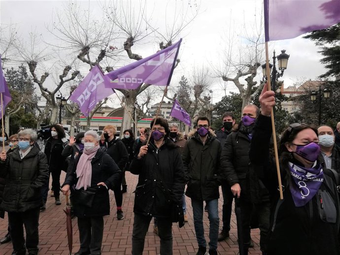 8M.- CCOO La Rioja Reclama "Hechos, No Palabras" En Sus Reivindicaciones Sobre La Mujer