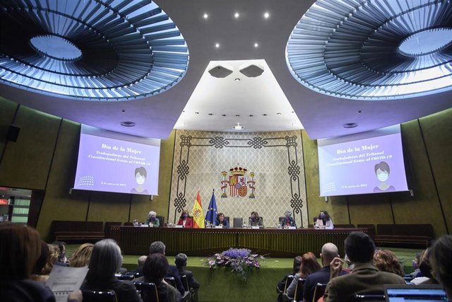 Acto del 8M en el Tribunal Constitucional