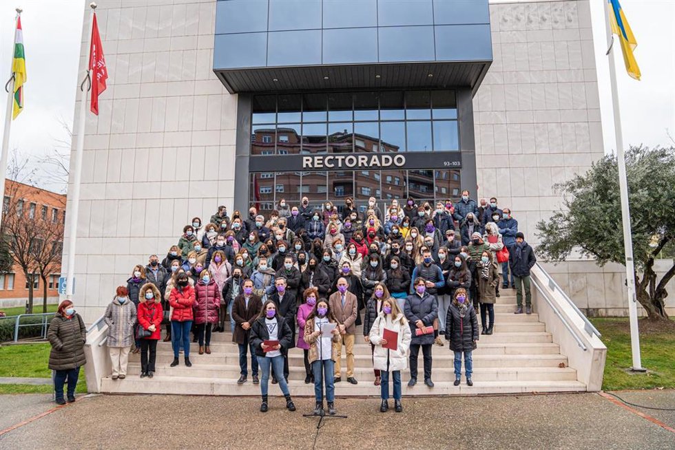 Lectura de Manifiesto por el 8M en la UR