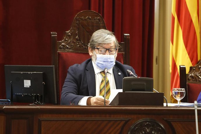 Archivo - El presidente del Parlament balear, Vicen Thomas. 