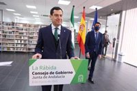Moreno destaca el "potencial" y "talento" de Huelva y anuncia 224 millones de inversiones