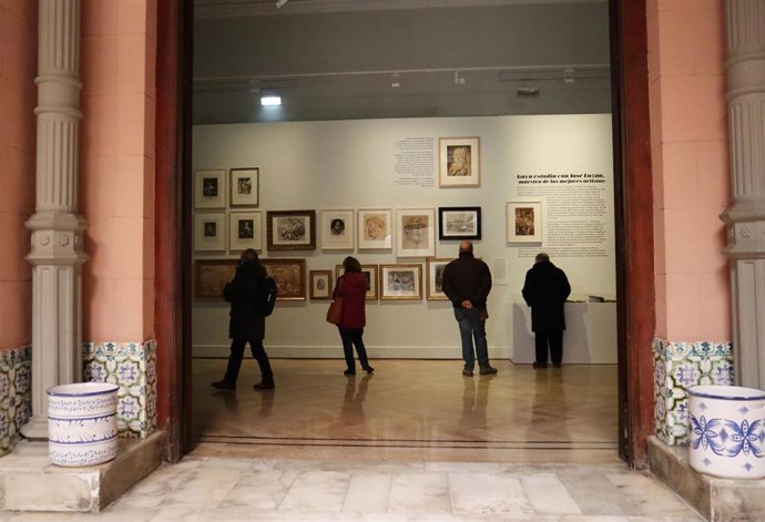 La Diputación de Zaragoza prorroga la exposición 'El joven Goya y las pinturas de Fuendetodos' en el Palacio de Sástago.