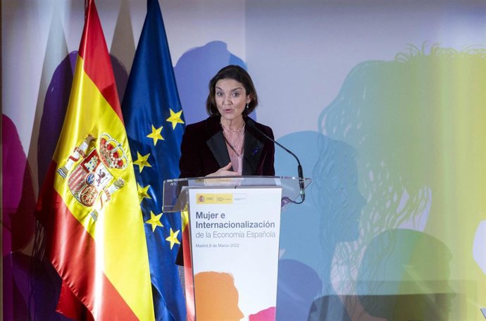 La ministra de Industria, Comercio y Turismo, Reyes Maroto