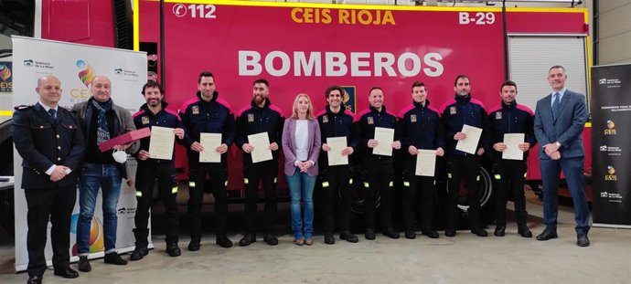 El Consorcio de Extinción de Incendios del Gobierno de La Rioja incorpora ocho nuevos efectivos de Bombero-Conductor