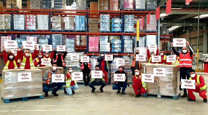 Los empleados del Grupo DIA se movilizan en solidaridad con la comunidad ucraniana