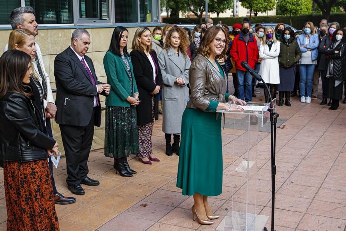 Isabel Franco participa en la lectura de un manifiesto con motivo del 8M