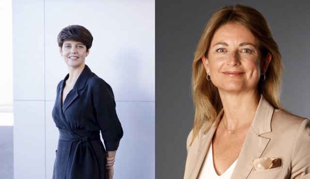 Mar Pieltain y Laura Ros, directoras generales de Lexus y Volkswagen, respectivamente.