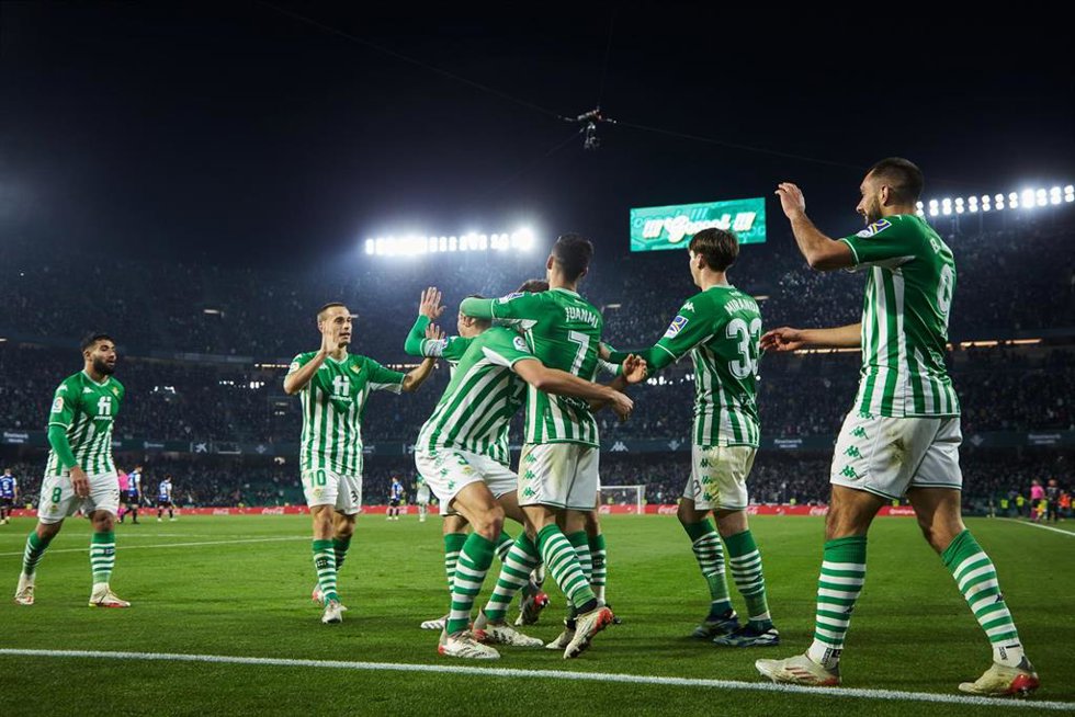 Archivo - Jugadores del Real Betis