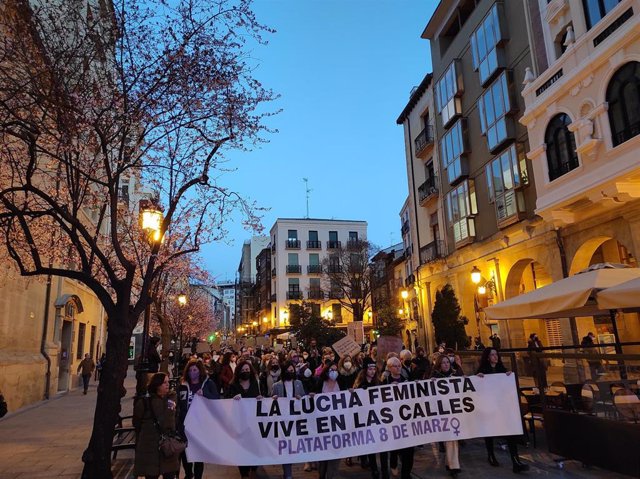 Manifestación 8 de marzo en Logroño