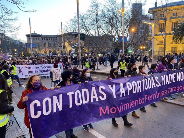 La manifestación ha partido de la Glorieta Sasera.