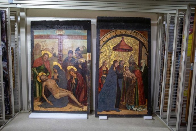 Tablas de Juan de Borgoña de la parroquia de la Santísima Trinidad de Alcaraz de Albacete.