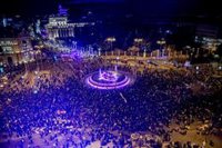 Decenas de miles de mujeres marchan en Madrid por un feminismo "inclusivo" y en recuerdo de Ucrania
