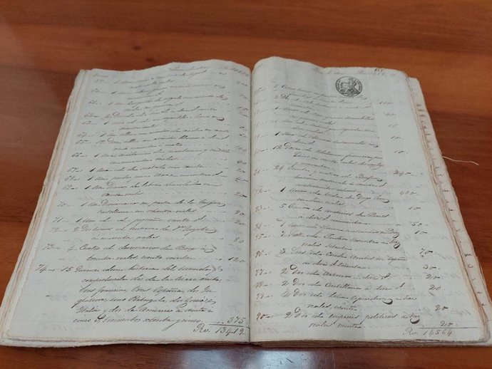Acta notarial de la biblioteca privada de una mujer de Almería en el siglo XIX, 'Documento del mes' en el Archivo Provincial de Almería.