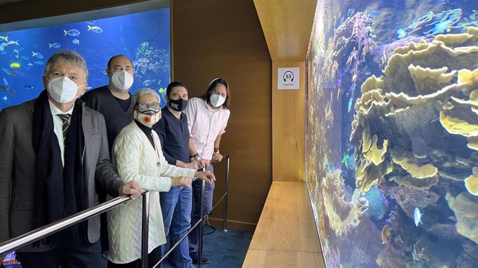 Equipo del IFIC y del Oceanogrfic que participa en el proyecto.