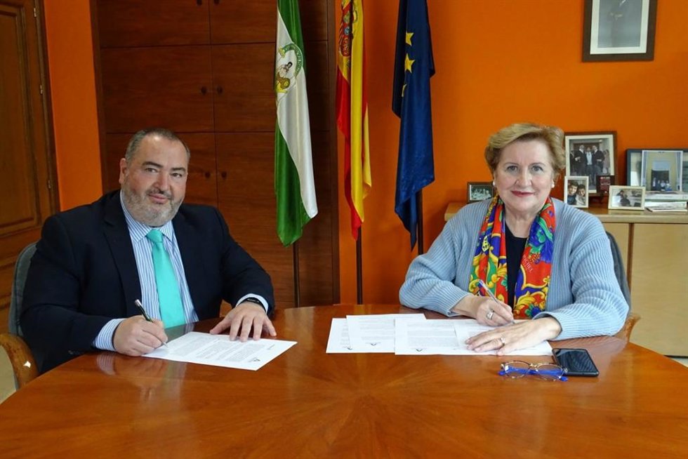 Justo Moreno y Blanca Fernández-Capel