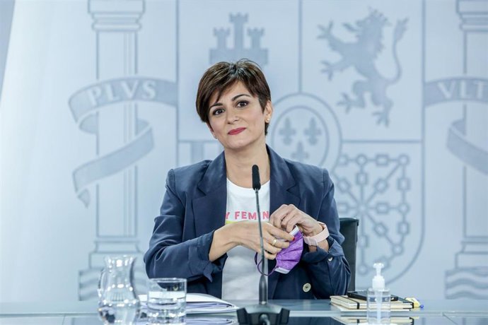 La ministra Portavoz, Isabel Rodríguez,.