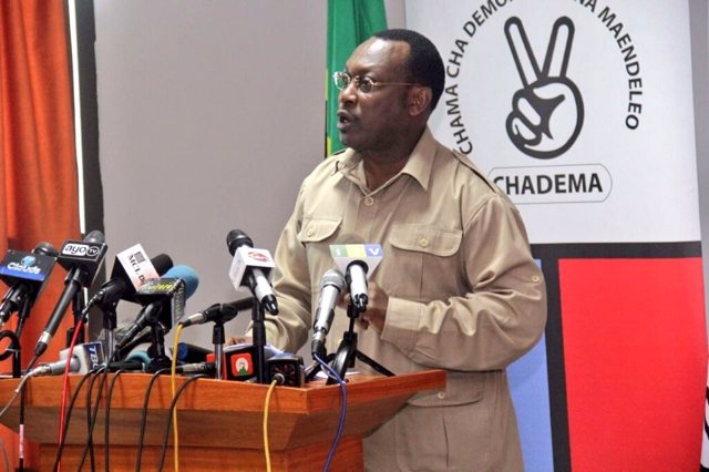 Archivo - Freeman Mbowe, líder de Chadema