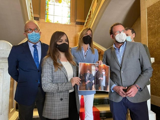 Concejales del PP de Murcia hacen balance del año de la moción de censura del Ayuntamiento de Murcia