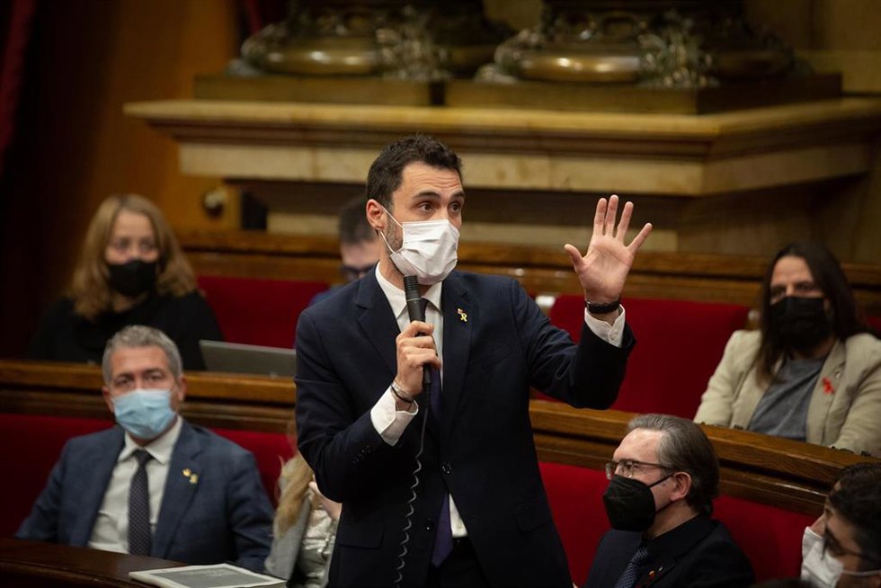 Archivo - El expresidente del Parlament y conseller de Empresa de la Generalitat, Roger Torrent.