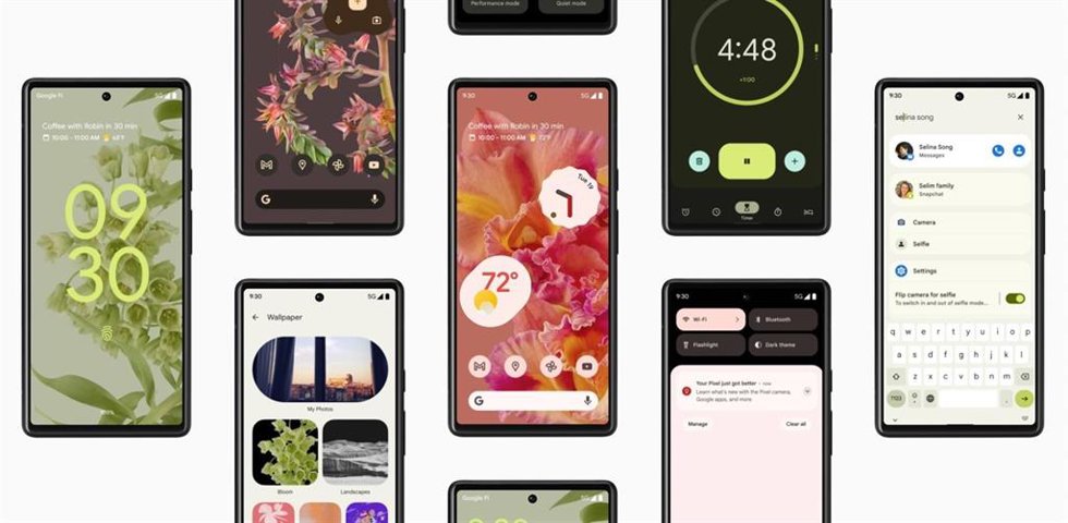 Android 12 en Pixel 6