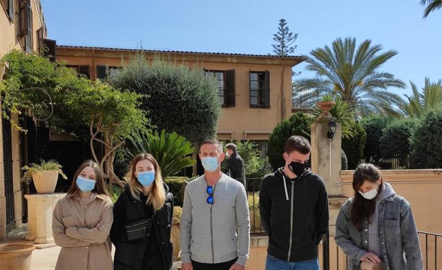 Ciudadanos ucranianos llegados a Mallorca tras la invasión rusa.