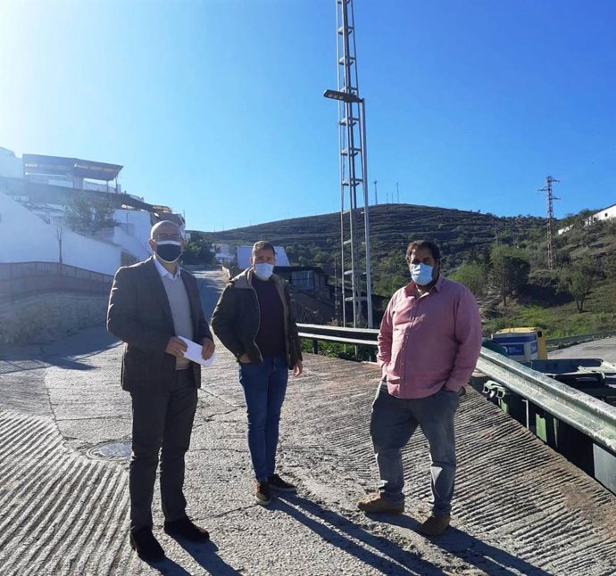 L diputado provincial Manuel López Mestanza en Ardales