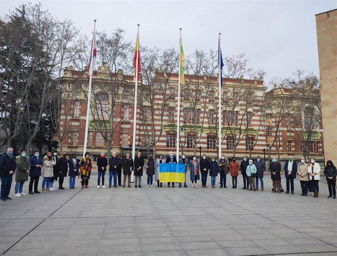 Logroño se suma a las concentraciones Silenciosas convocadas por la FEMP en Solidaridad con el pueblo ucraniano