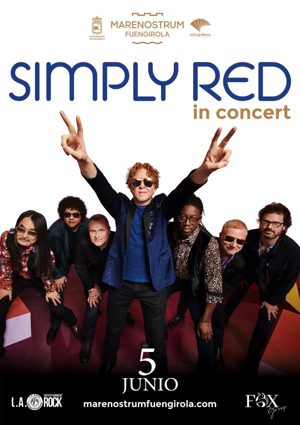 Simply Red vuelve a Marenostrum Fuengirola en 2022