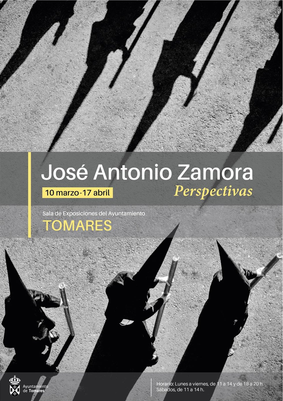 Cartel anunciador de la exposición 'Perspectivas'.