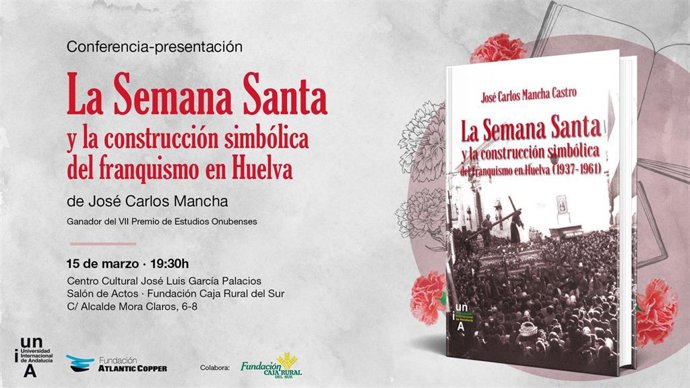 Cartel de la presentación del libro.