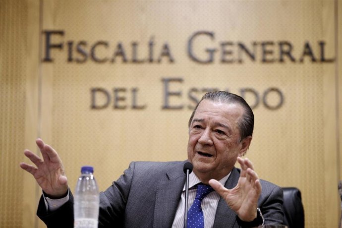 Archivo - El Fiscal de Sala Coordinador de Seguridad Vial, Bartolomé Vargas Cabrera, durante una rueda de prensa en la sede de la Fiscalía General del Estado, en la que ha comunicado, entre otros datos, que las sentencias condenatorias dictadas en 2018 